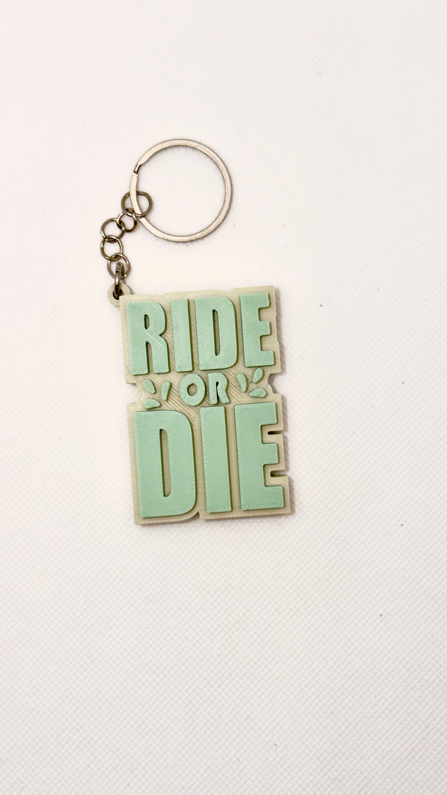 Ride or Die Keychain